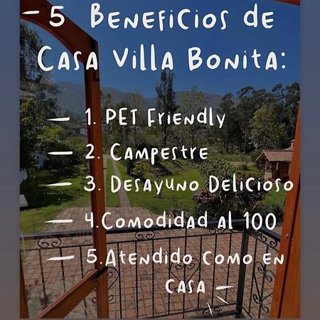 Casa De Campo Villa Bonita Hotel Villa de Leyva Dış mekan fotoğraf